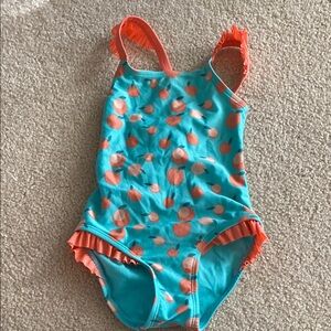 Girls' Polka Dot Swimsuit